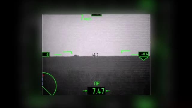 The work of the Russian army aviation on enemy tanks in Kamenka, Izyum Front