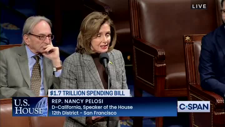 Pelosi Wishes Americans a "Happy Shwanza" in Final Speech as Speaker