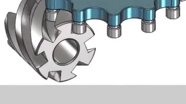 Operation principle of special-shaped gear