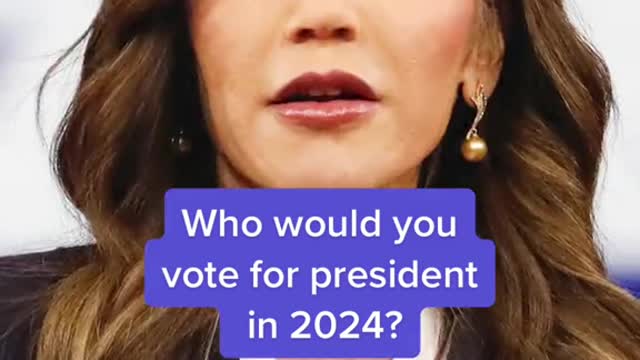 Who would you vote for president in 2024?