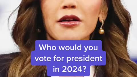 Who would you vote for president in 2024?