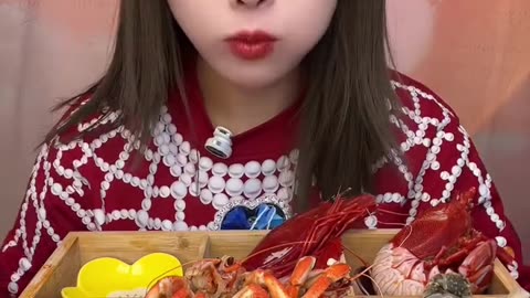 Best eating sea food challenge