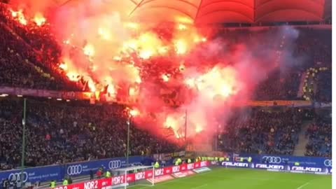 Football Stadium Looks like Lava🌋🌋🤯