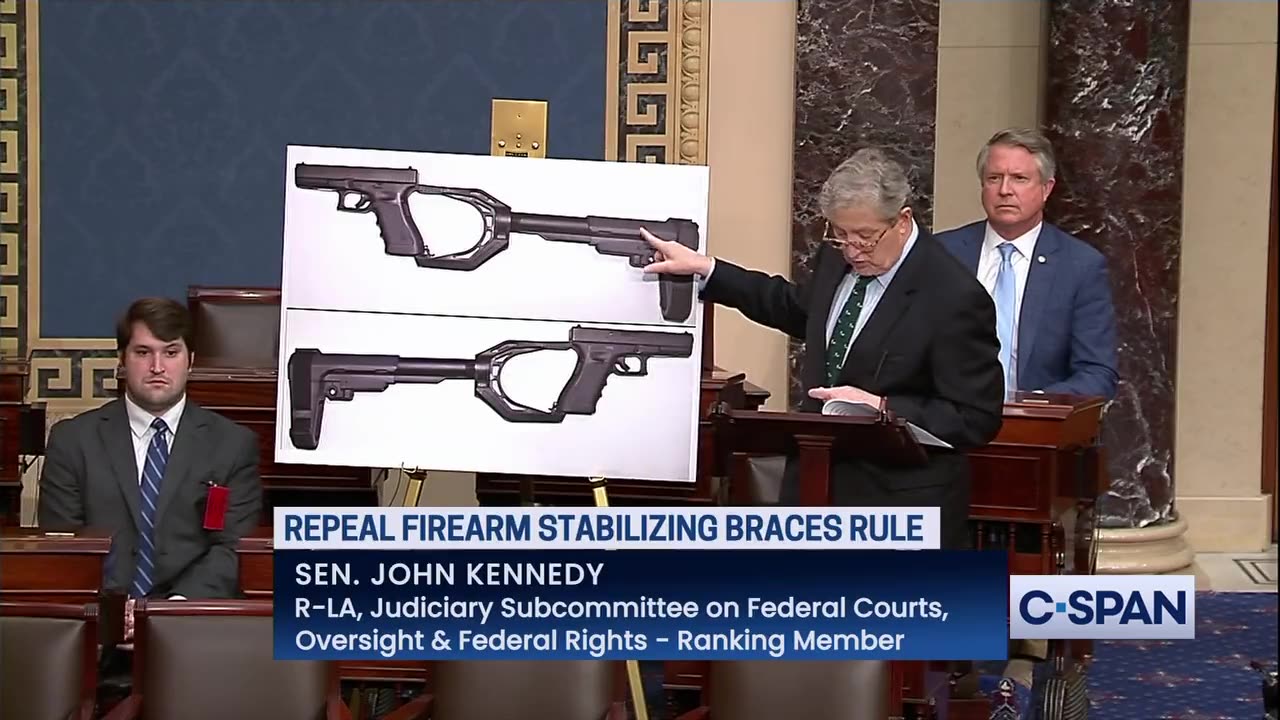 @SenJohnKennedy demonstration on Senate floor