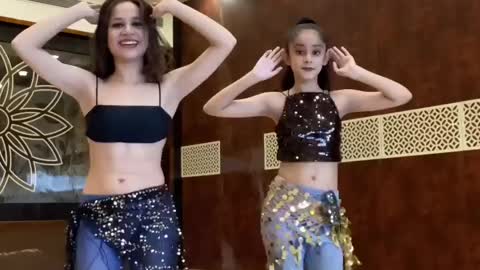 With my 11 year old Student Bellydance