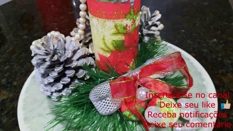 ARTESANATO DE NATAL VELAS