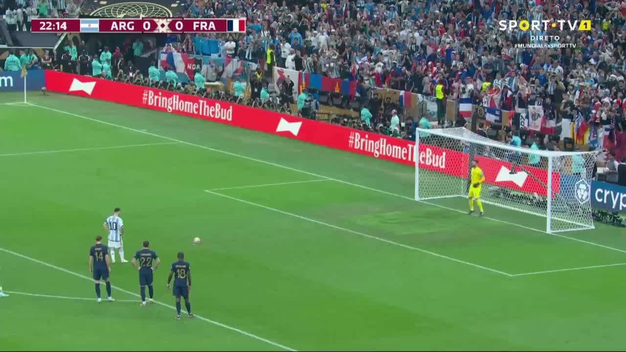 Golo Messi Argentina (1)-0 França - Mundial 2022 SPORT TV