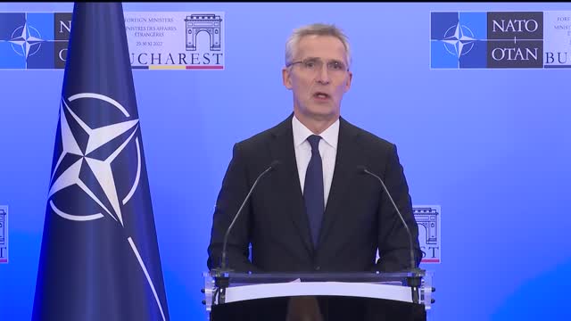 NATO Secretary General, Press Conference at Foreign Ministers Meeting, Bucharest Romania 29 NOV 2022