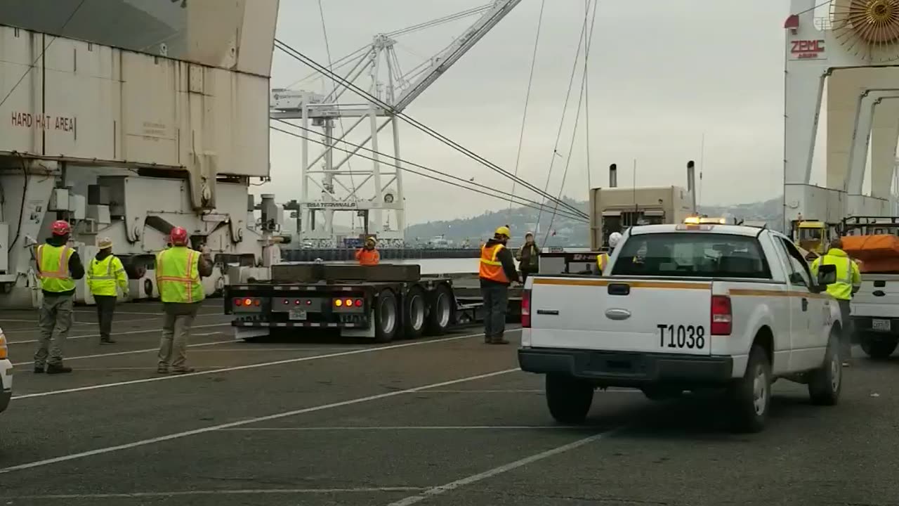 Lifting A Big Helicopter With A Crane