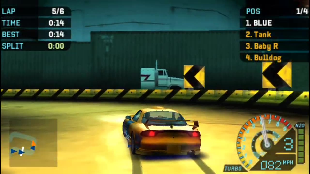 NFS Underground Rivals - Street Cross Event 7 Bronze Difficulty(PPSSP HD)