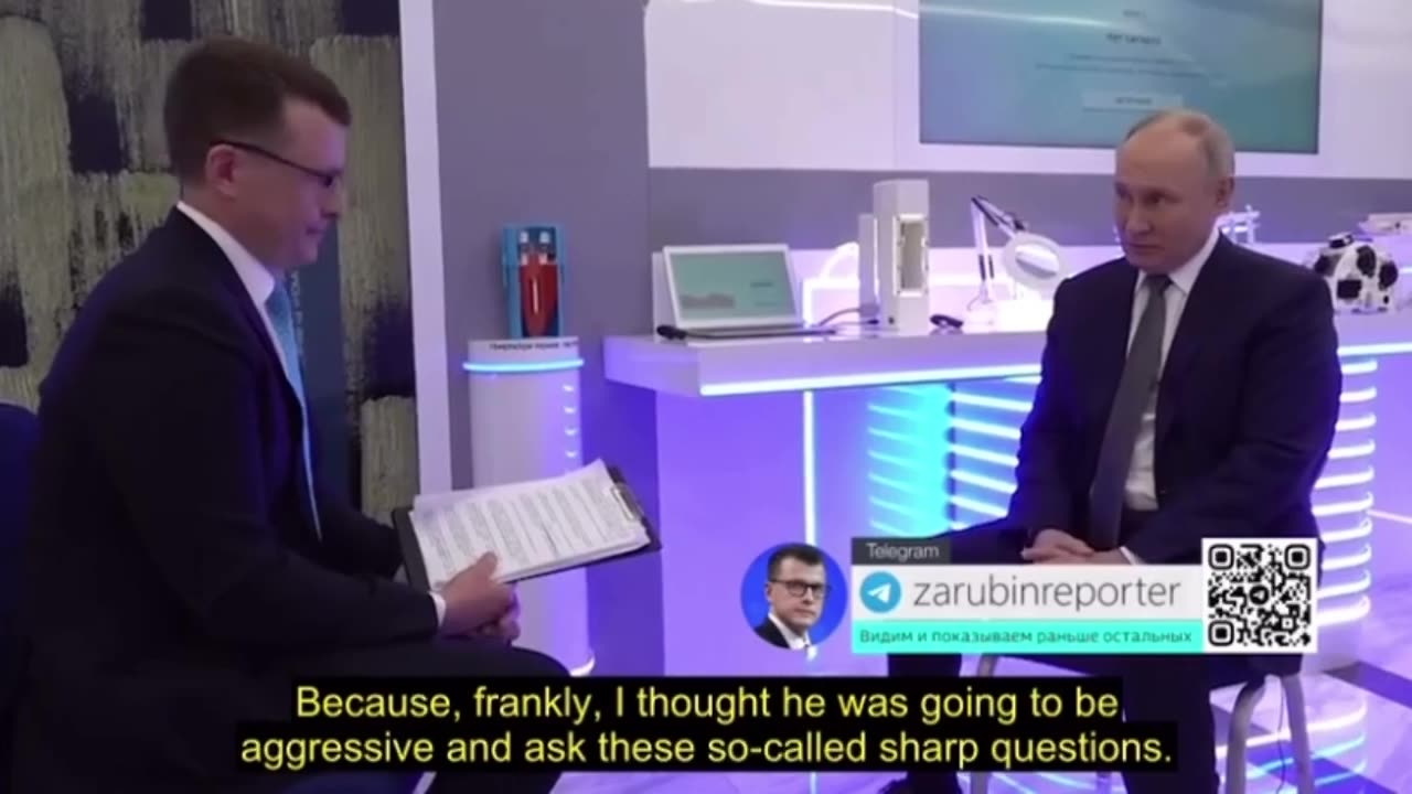 Putin Thought Tuckers Questions were Soft
