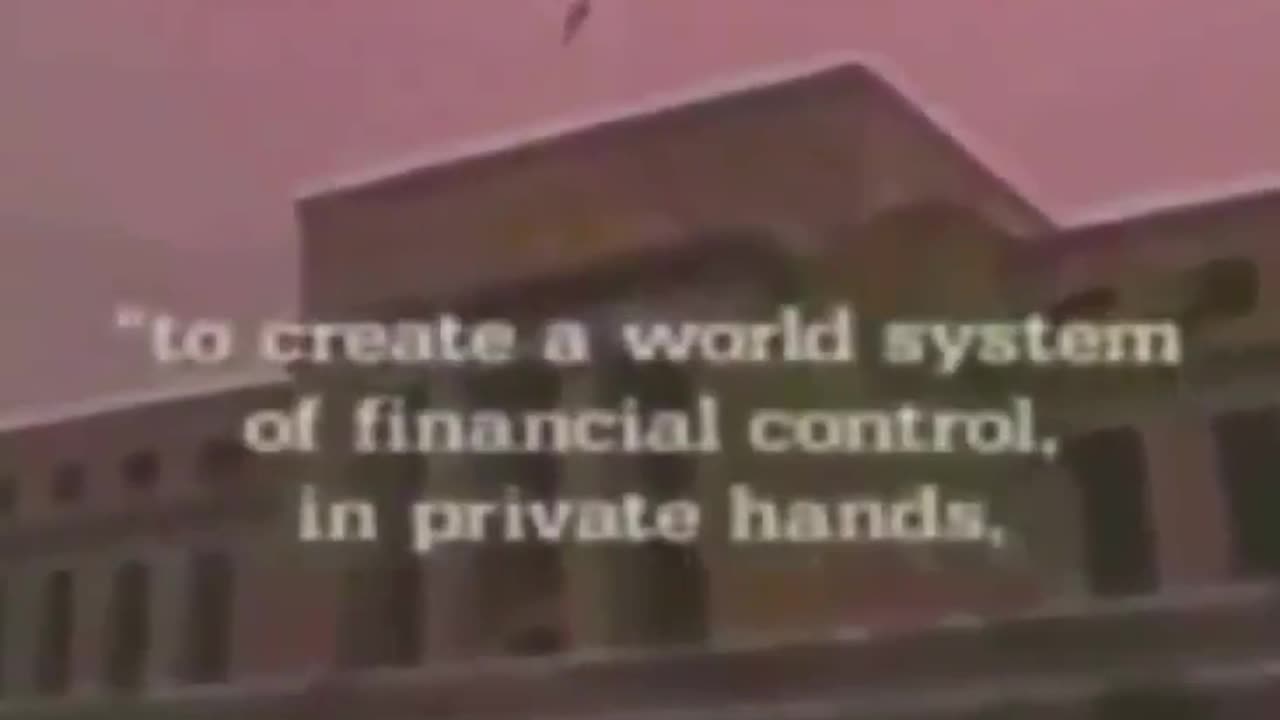 Old David Rockefeller’s 1991 speech will give you the chills