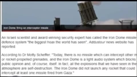 Is Israel’s “Iron Dome” fake?