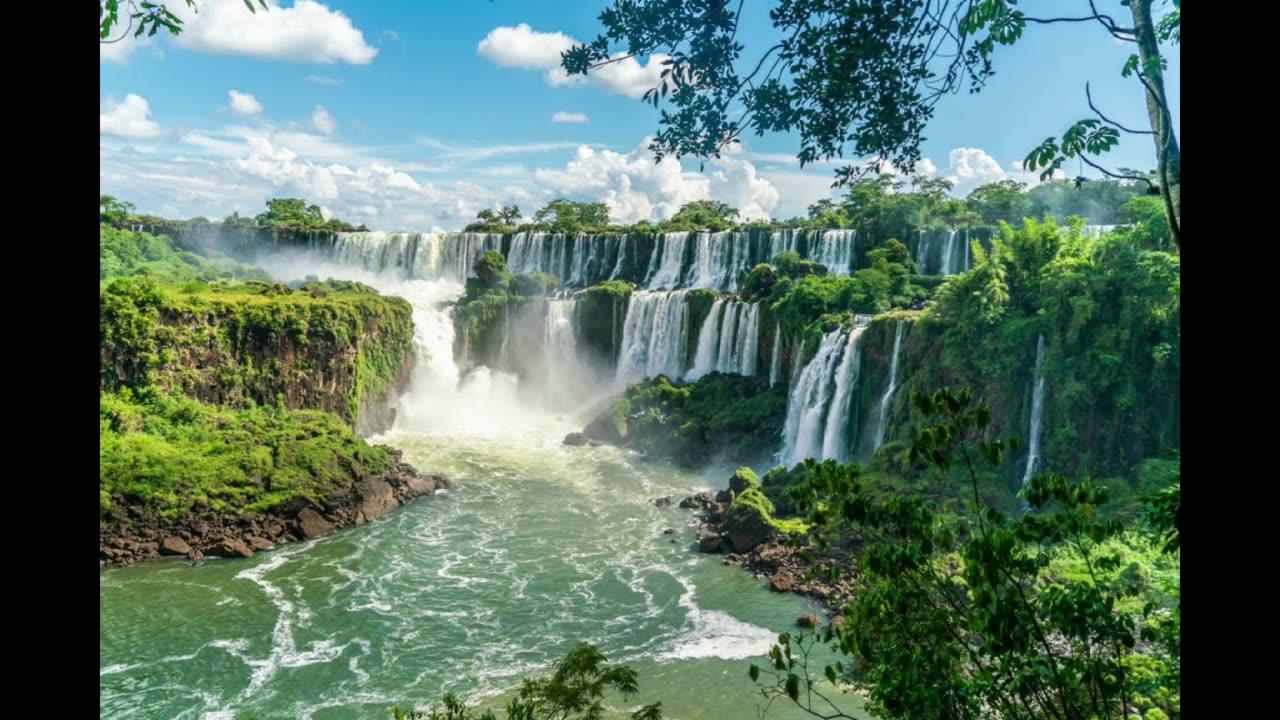 Largest broken waterfall in the world.