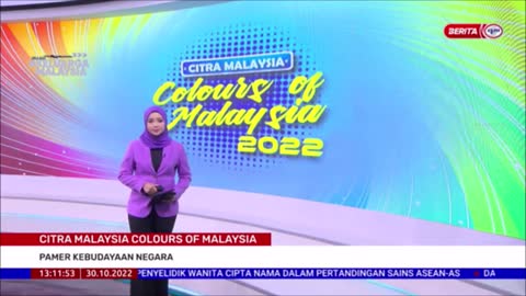 30 OKT 2022-BERITA TGH HARI-CITRA MALAYSIA COLOURS OF MALAYSIA-PAMER KEBUDAYAAN NEGARA