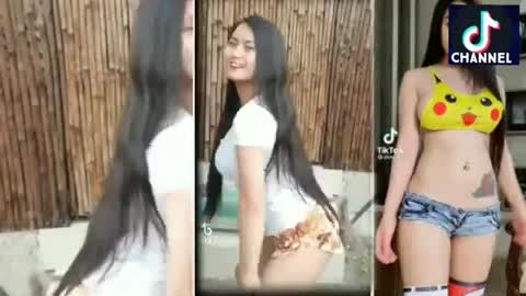 yt1s.com - Pikachu Girl Pinay sexy dance tiktok compilation