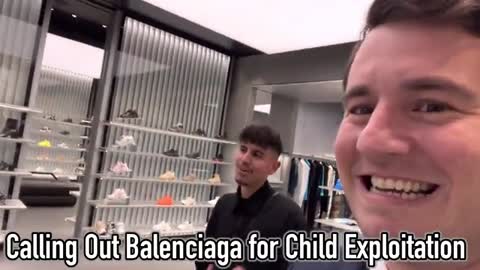 Calling out balenciaga for child exportation