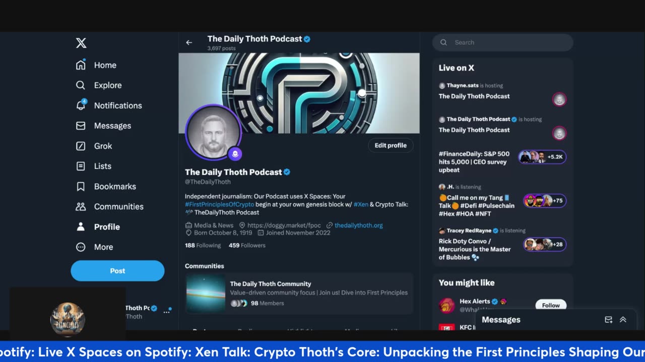 Xen #Crypto Talk: The Daily Thoth Podcast