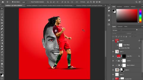 How to make creative poster design in photoshop