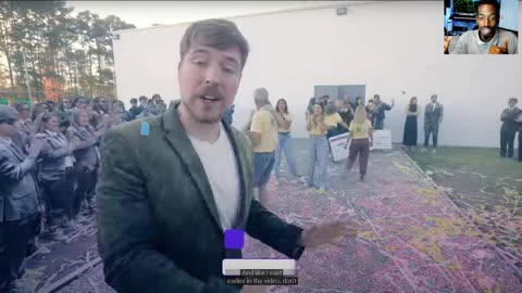 MrBeast Survive 100 Days Trapped, Win $500,000 reaction