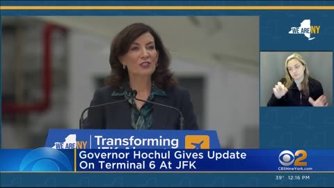 Gov. Hochul gives update on JFK Airport makeover