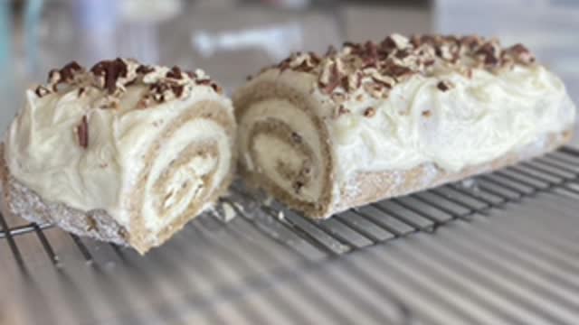 Homemade Sweet Desert roll.