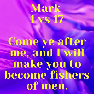 JESUS SAID... Come ye after me, and I will make you to become fishers of men.