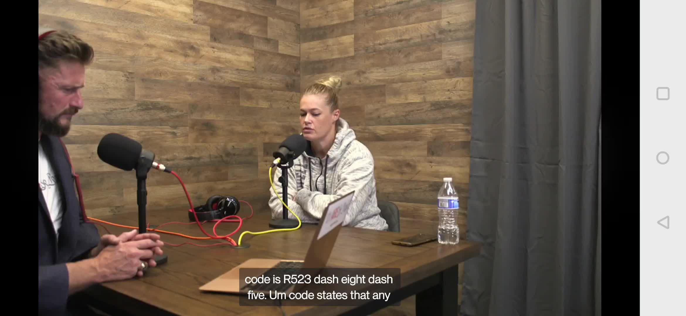 On air discussion on the evil coming for our kids