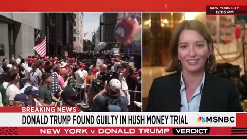 ‘Conviction has gotten to him’: Katy Tur reports from inside Trump Tower