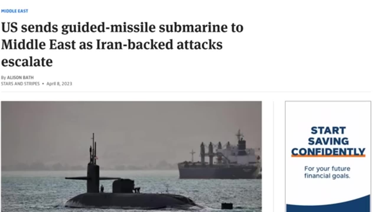 RED ALERT!! U.S. MOVES SUB CARRYING 150 TOMAHAWK MISSILES NEAR IRAN!! TAIWAN PREPPING FOR ATTACK!!