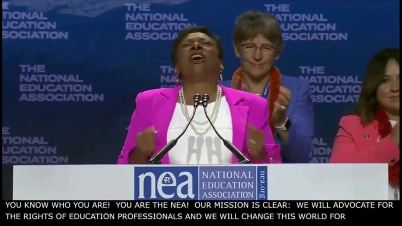 Teachers Union President Descends Into Total Madness During Speech