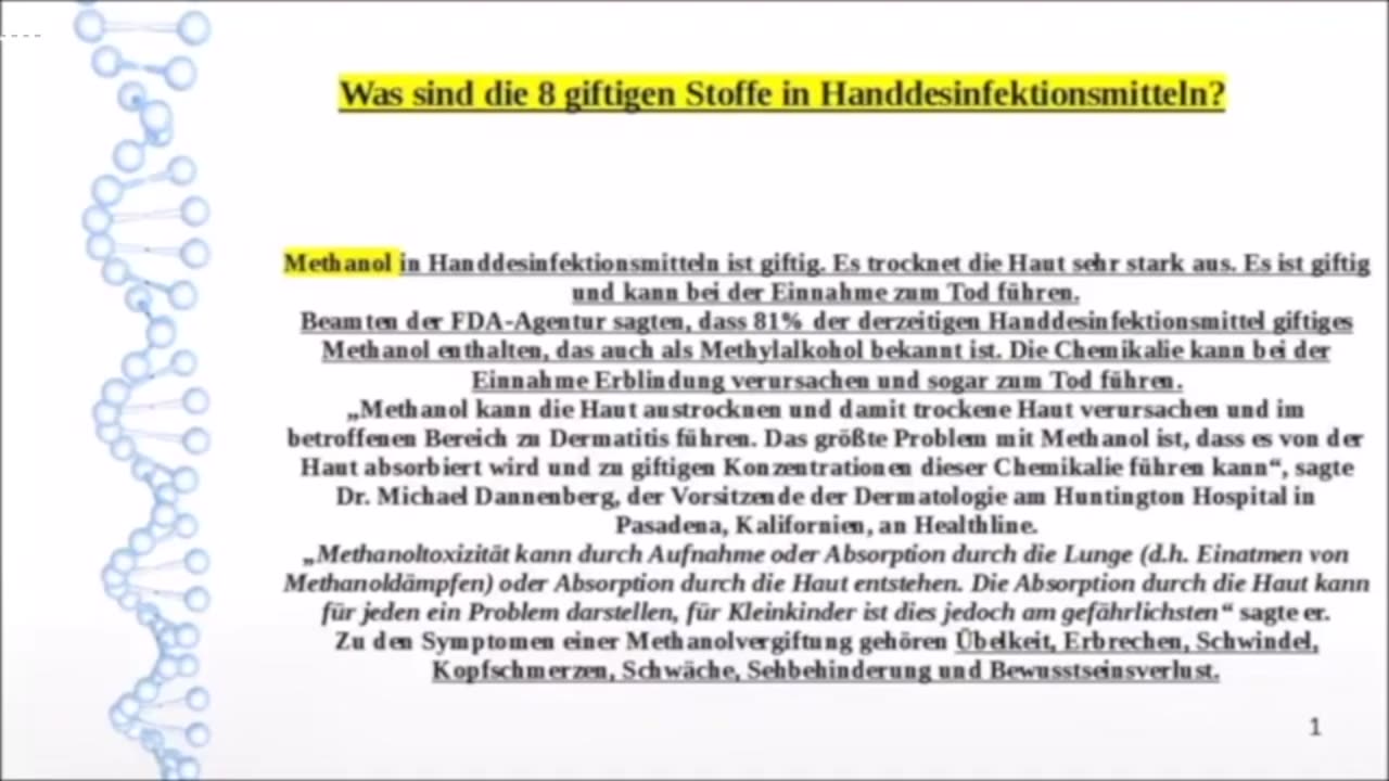 Desinfektion nein danke