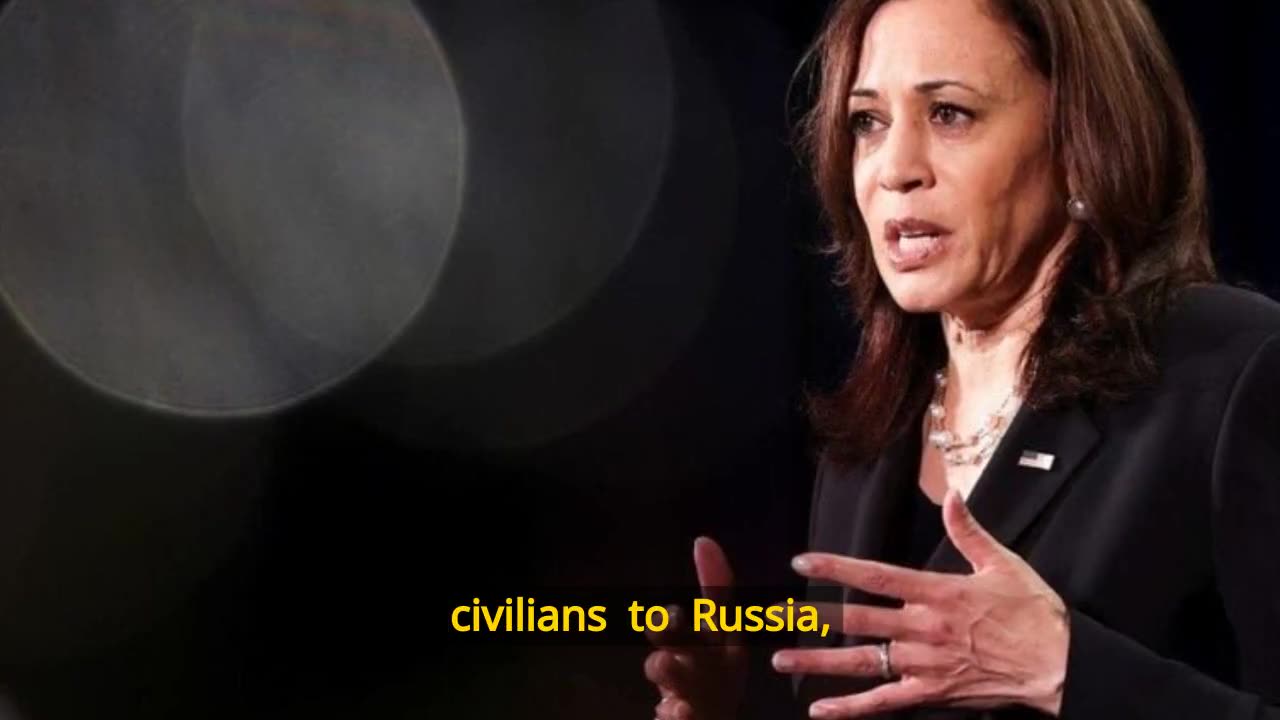 Russia has committed crimes against humanity, says Kamala Harris