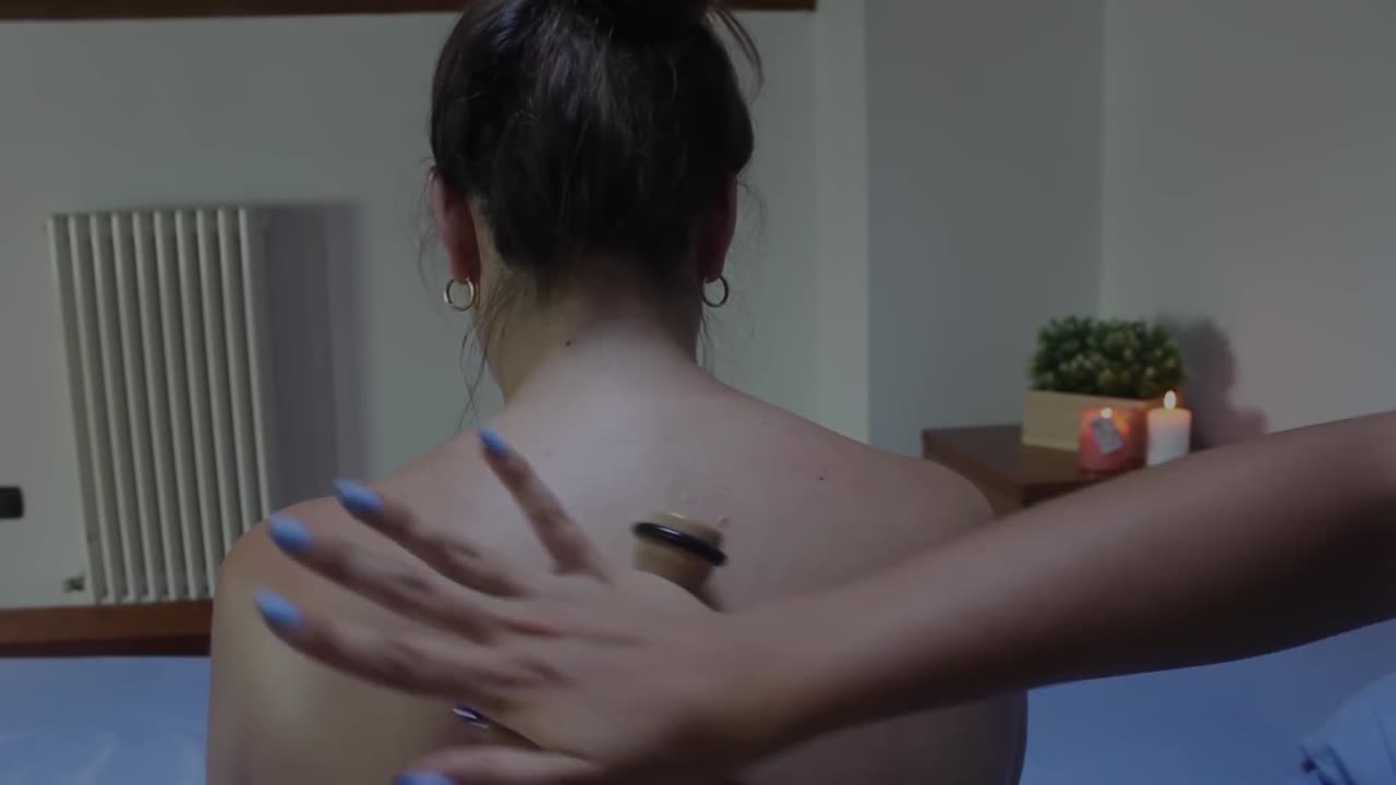 ASMR Relaxing Back Massage and Pampering