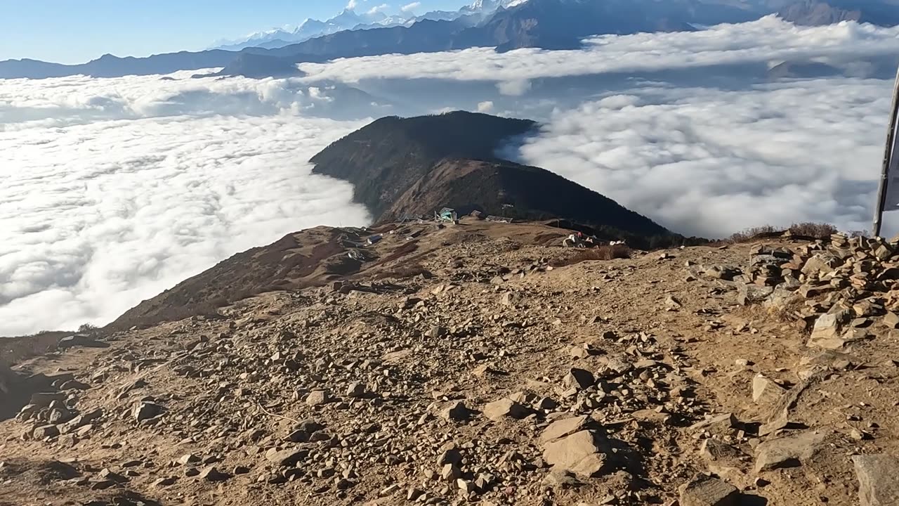 The View From The Mountains Of nepal