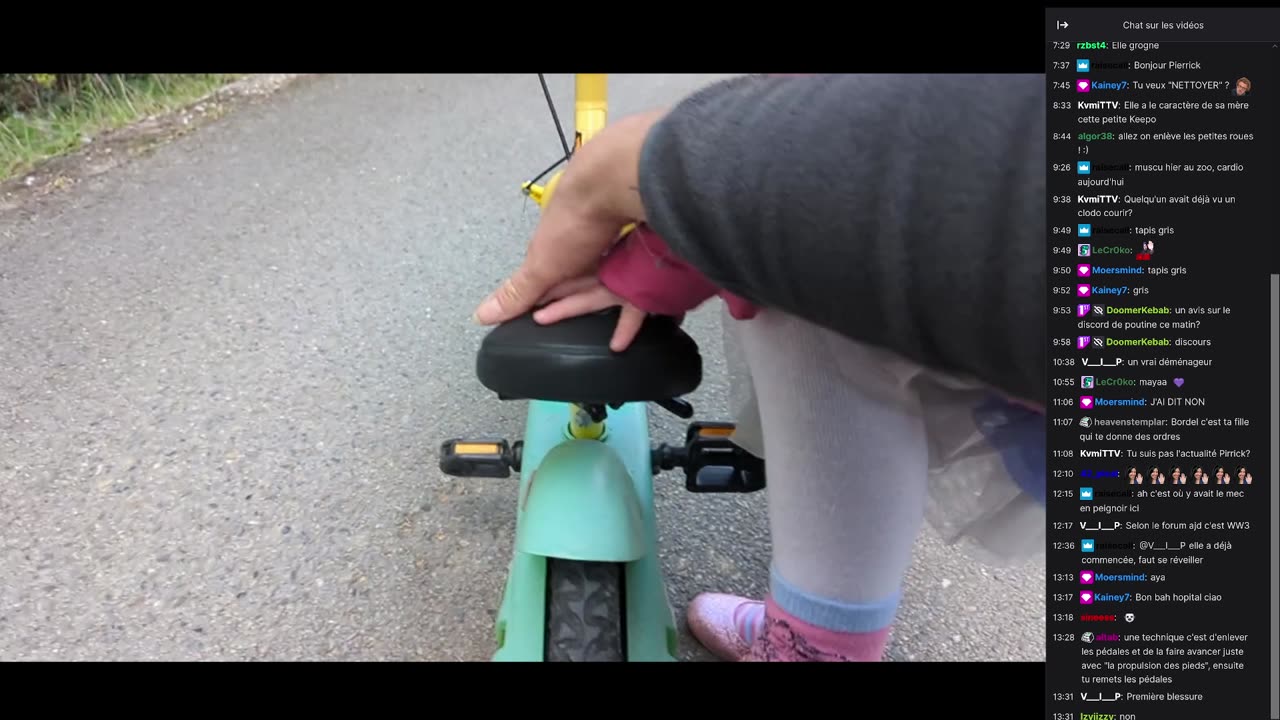 2023-02-21 (1bis.1) - Petit live vélo - Twich Triskelina (version avec chat)