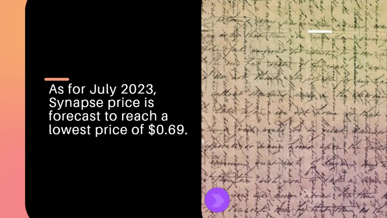 Synapse Price Prediction 2023 SYN Crypto Forecast up to $0.94