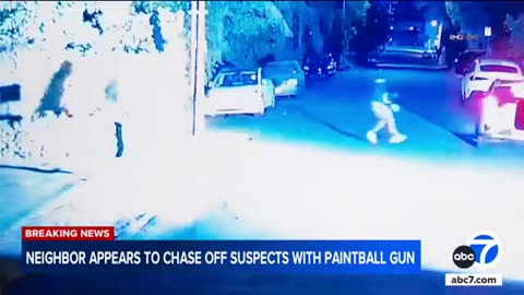 Neighbor scares off suspects after attempted burglary in Tarzana | ABC 7