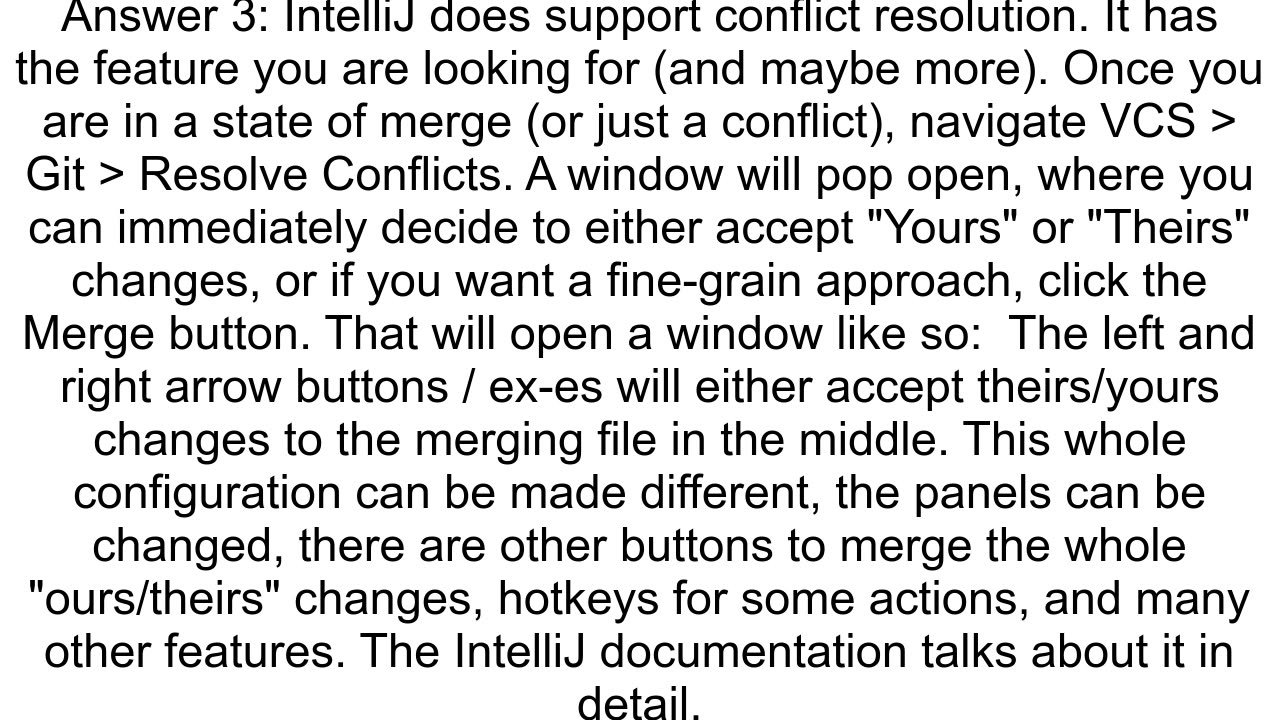 Inline merge conflict resolver in PyCharmIntelliJJetBrains IDEs