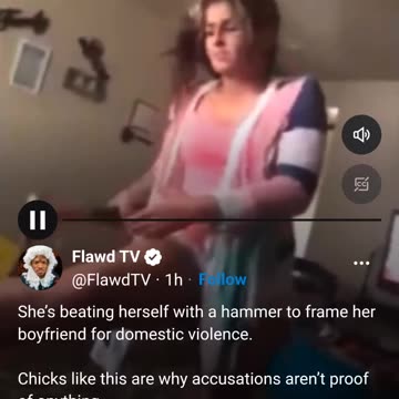 Woman self inflicted injuries to blame on others