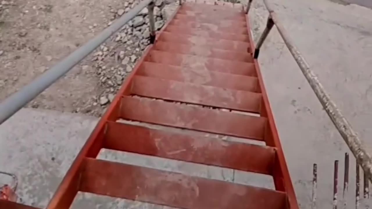 how to go down stairs?