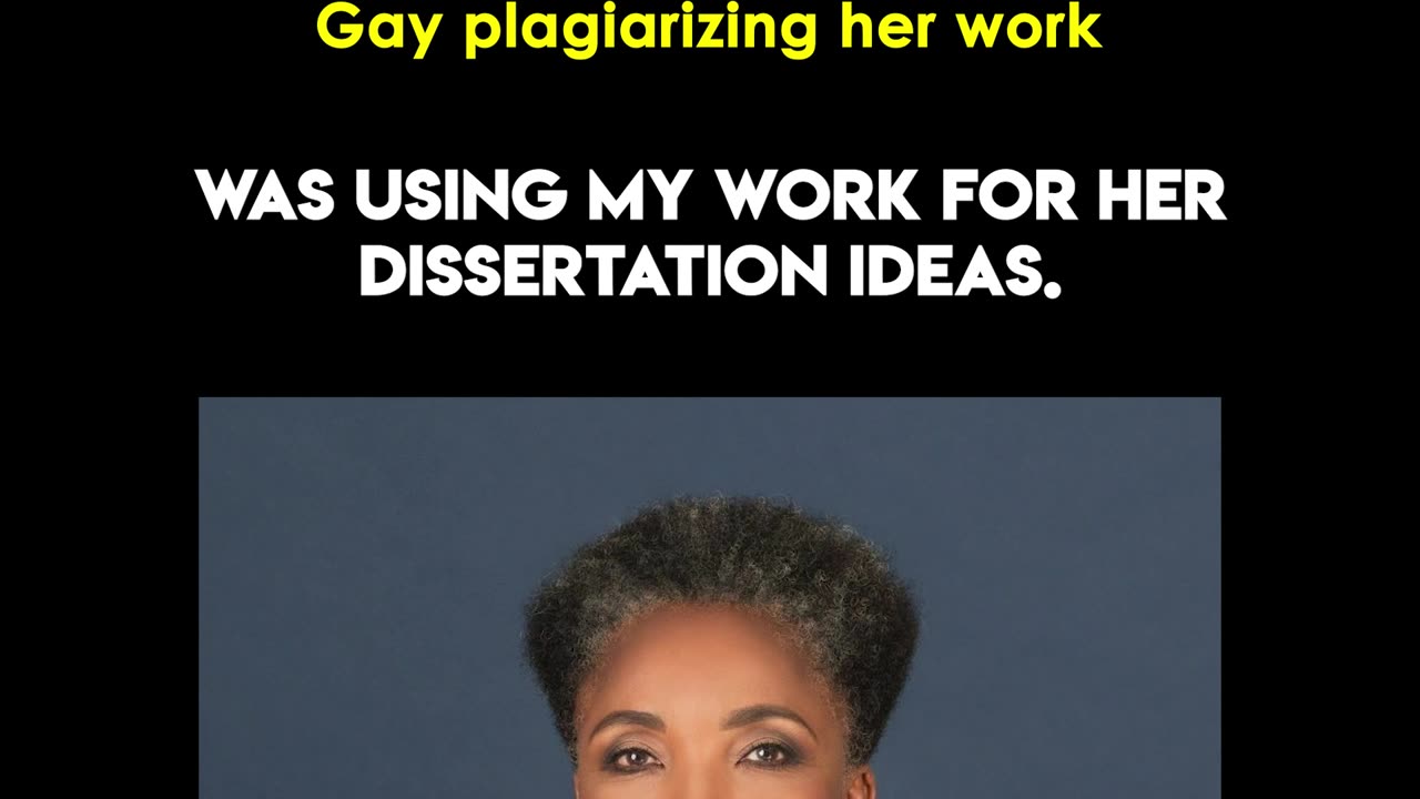 Dr. Carol Swain on Claudine Gay Plagiarizing Her