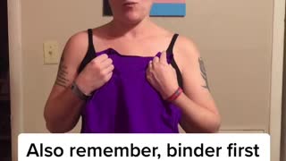 The Transition Closet explains how to use a chest binder