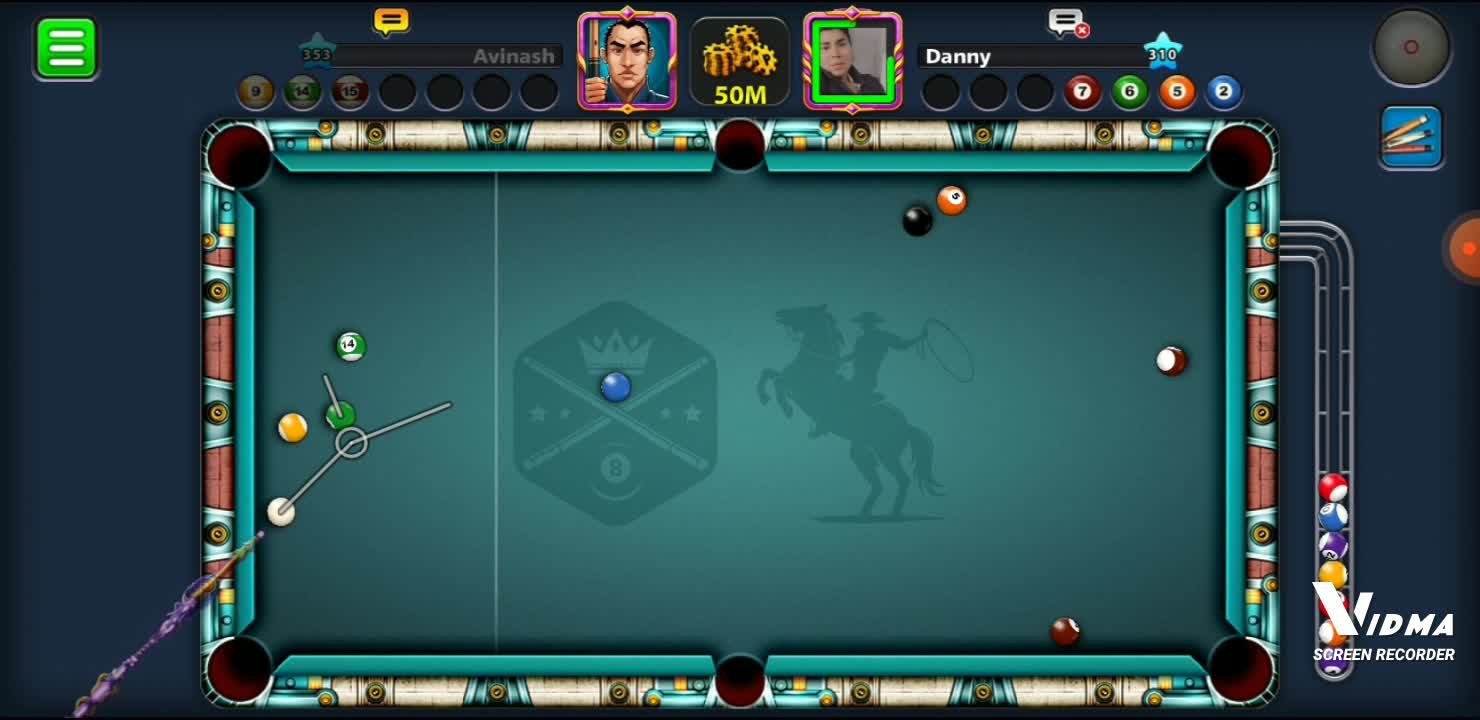 8 ball pool, if bad luck was a person💔 10millon coins account giveaway.