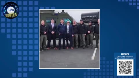 Bolsonaro é recebido com honras por policiais e bombeiros dos EUA