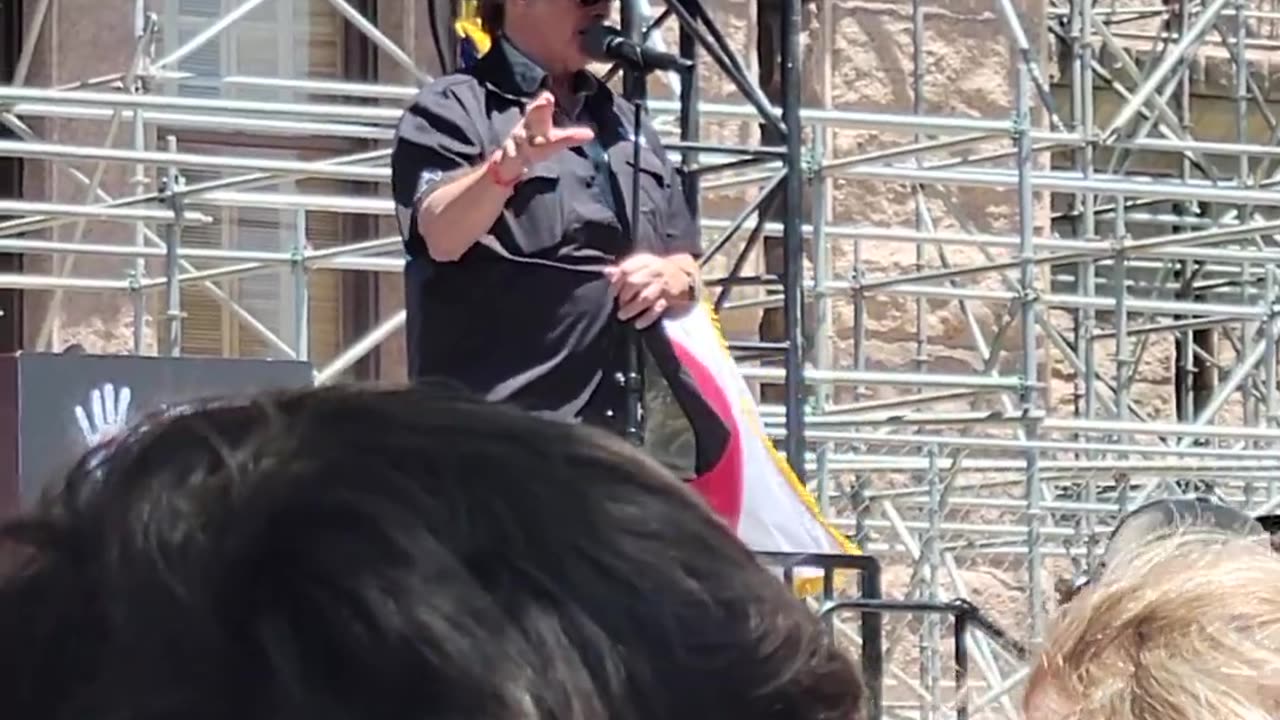 Ted Nugent at rally