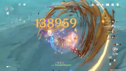 Genshin Impact_ Raiden 1 Phase Kill 20 seconds with food buff