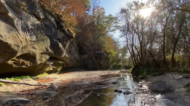 A Sunny, Fall Day at Ledges State Park