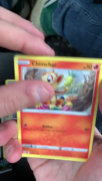 Pulled a Fire Trainer Pokemon Card