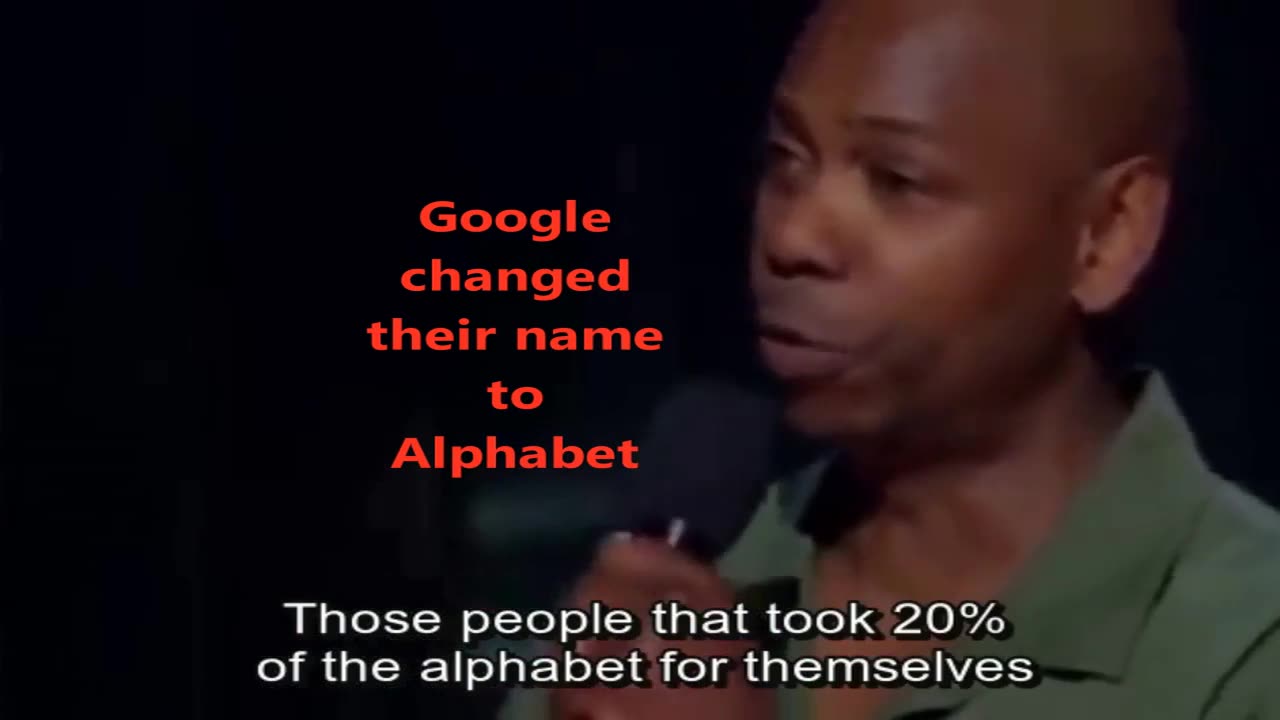 Never Upset the Alphabet people (not talking about Google)